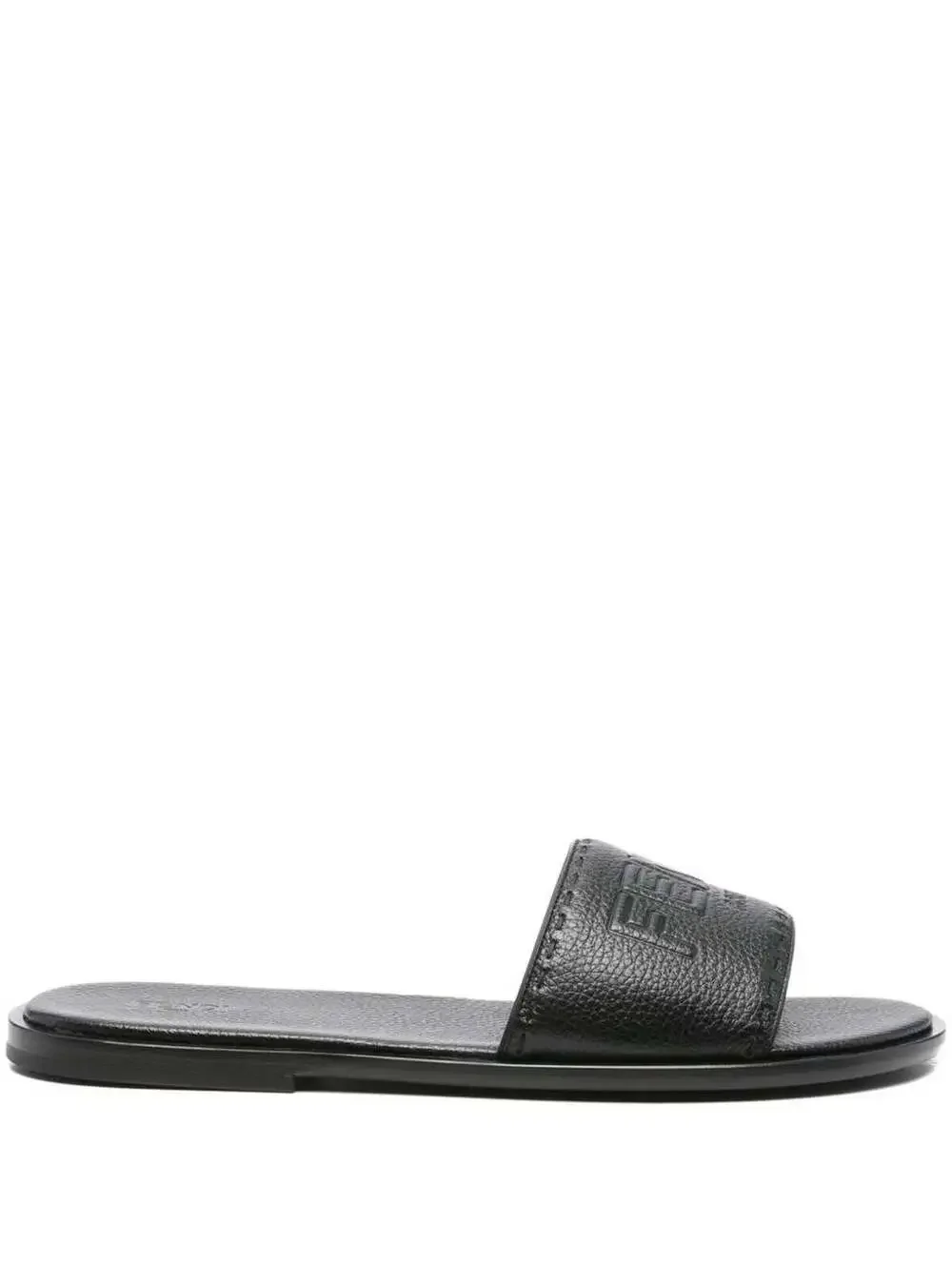 Fendi Roma Leather Slides(PLEASE REQUEST YOUR SIZE BEFORE PURCHASING)